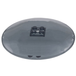 Dish 10 x 10 Inverted (Radar) - Solid Studs - Trans-Black Dish 10 x 10 Inverted (Radar) - Solid Studs - Trans-Black