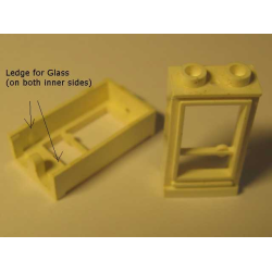 Door 1 x 2 x 3 Hinge on Left, without Glass - White Door 1 x 2 x 3 Hinge on Left, without Glass - White