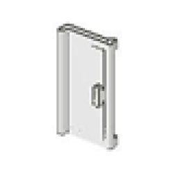 Door 1 x 2 x 3 with Vertical Handle - White Door 1 x 2 x 3 with Vertical Handle - White