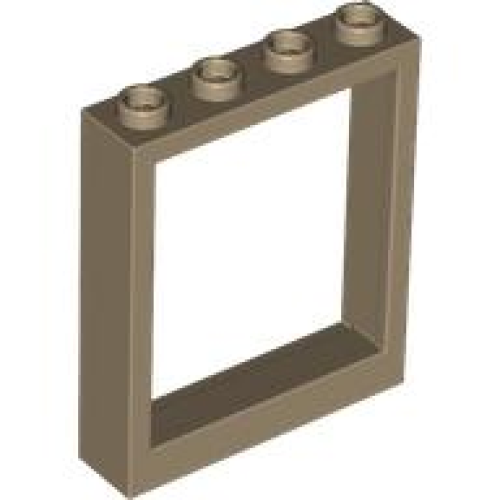 Деталь LEGO 6154 Door, Frame 1 x 4 x 4 Lift - Dark Tan