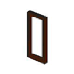 Door, Frame 1 x 6 x 10 - Brown