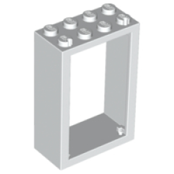 Door, Frame 2 x 4 x 5 - White Door, Frame 2 x 4 x 5 - White