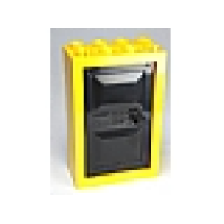 Door, Frame 2 x 4 x 5 with Black Door 1 x 4 x 5 (4130 / 4131) - Yellow Door, Frame 2 x 4 x 5 with Black Door 1 x 4 x 5 (4130 / 4131) - Yellow