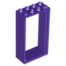 Door, Frame 2 x 4 x 6 - Dark Purple Door, Frame 2 x 4 x 6 - Dark Purple
