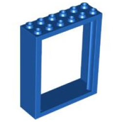 Door, Frame 2 x 6 x 6 FreeStyle - Blue Door, Frame 2 x 6 x 6 FreeStyle - Blue