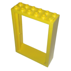 Door, Frame 2 x 6 x 7 - Yellow Door, Frame 2 x 6 x 7 - Yellow