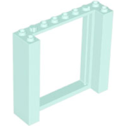 Door, Frame 2 x 8 x 6 - Light Aqua Door, Frame 2 x 8 x 6 - Light Aqua