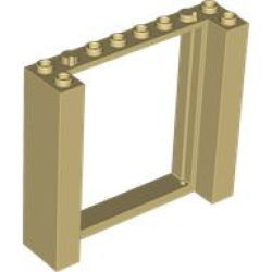 Door, Frame 2 x 8 x 6 - Tan Door, Frame 2 x 8 x 6 - Tan