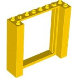 Door, Frame 2 x 8 x 6 - Yellow Door, Frame 2 x 8 x 6 - Yellow