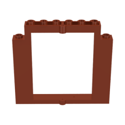 Door, Frame 2 x 8 x 6 Swivel without Bottom Notches - Reddish Brown Door, Frame 2 x 8 x 6 Swivel without Bottom Notches - Reddish Brown