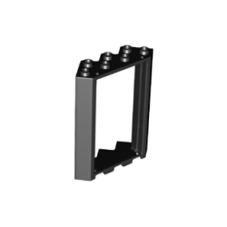 Door, Frame 4 x 4 x 6 Corner - Black Door, Frame 4 x 4 x 6 Corner - Black