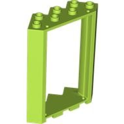 Door, Frame 4 x 4 x 6 Corner - Lime Door, Frame 4 x 4 x 6 Corner - Lime