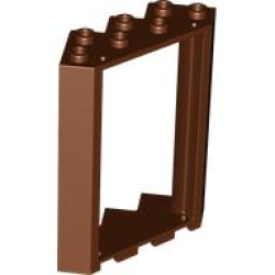Door, Frame 4 x 4 x 6 Corner - Reddish Brown Door, Frame 4 x 4 x 6 Corner - Reddish Brown