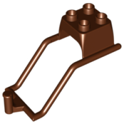 Duplo Animal Accessory Horse Harness - Reddish Brown