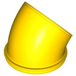 Duplo Ball Tube 45 degrees - Yellow