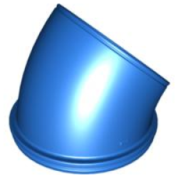 Duplo Ball Tube 45 degrees - Blue