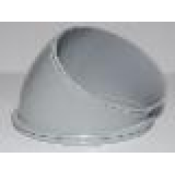 Duplo Ball Tube 45 degrees - Light Bluish Gray