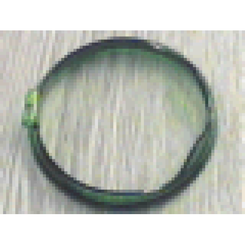 Деталь LEGO 40710 Duplo Ball Tube Cover Ring with Hinge and Wavy Edge - Trans-Green