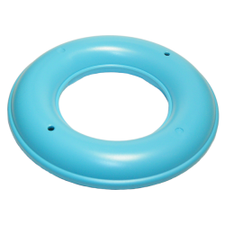 Duplo Bath Toy 8 x 8 Floating Ring, Top - Medium Azure Duplo Bath Toy 8 x 8 Floating Ring, Top - Medium Azure