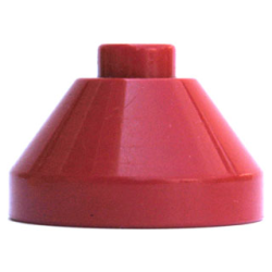 Duplo Cone 2 x 2 x 1 (used as lampshades in family home sets) - Red Duplo Cone 2 x 2 x 1 (used as lampshades in family home sets) - Red