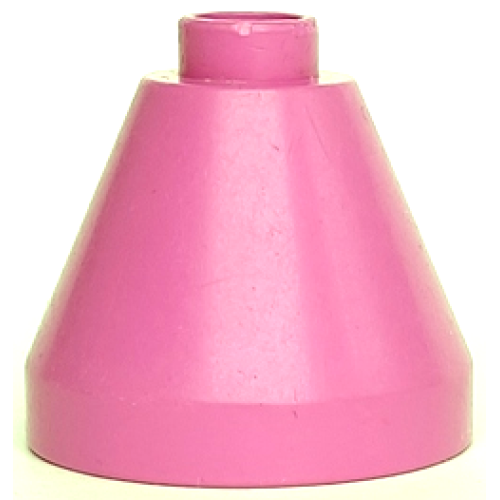 Деталь LEGO 4378 Duplo Cone 2 x 2 x 1 2/3 - Dark Pink