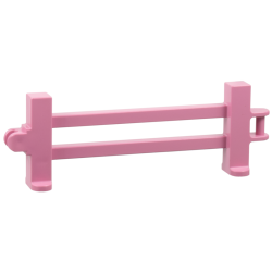 Duplo Fence 1 x 5 x 1 1/2, Interlocking - Medium Dark Pink Duplo Fence 1 x 5 x 1 1/2, Interlocking - Medium Dark Pink