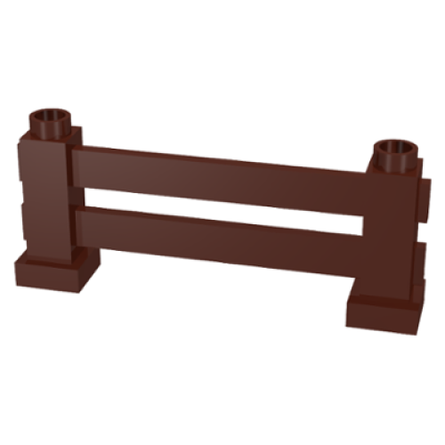 Деталь LEGO 31021 Duplo Fence 1 x 6 x 2 Farm - Brown