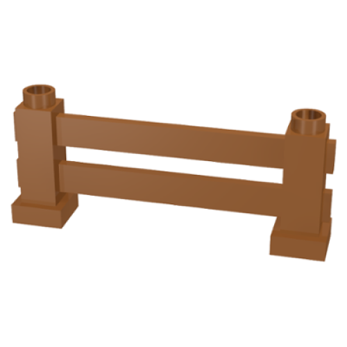 Деталь LEGO 31021 Duplo Fence 1 x 6 x 2 Farm - Light Brown
