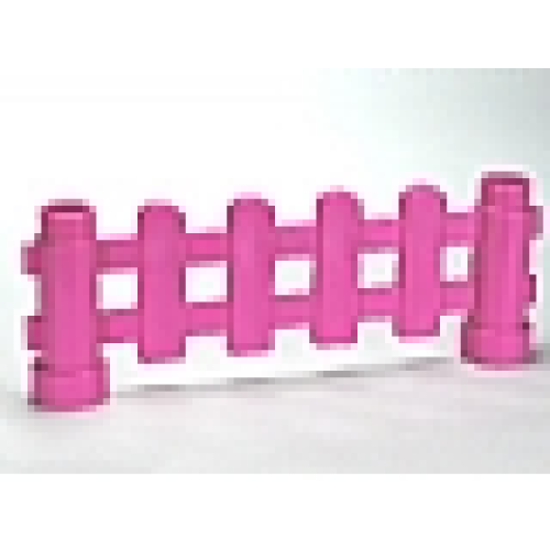 Деталь LEGO 6497 Duplo Fence 1 x 6 x 2 Paled (Picket) - Dark Pink