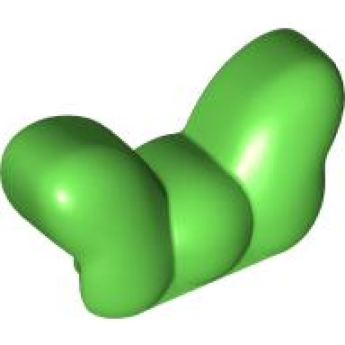 Деталь LEGO 39924 Duplo Figure Head Human Accessories Large Bow - Bright Green