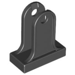 Duplo Boat Helm / Ship's Wheel Support - Black Duplo Boat Helm / Ship's Wheel Support - Black