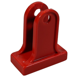Duplo Boat Helm / Ship's Wheel Support - Red Duplo Boat Helm / Ship's Wheel Support - Red