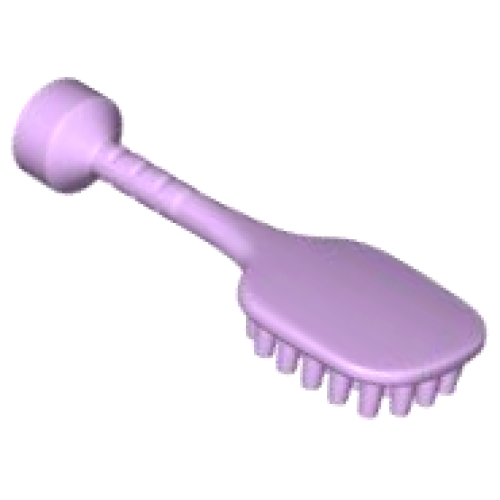 Деталь LEGO 24807 Duplo Utensil Brush with Handle - Lavender