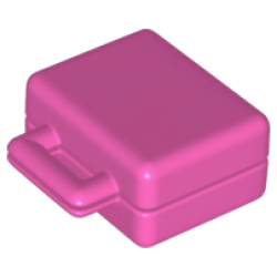 Duplo Utensil Suitcase with Plain Front and Back - Dark Pink Duplo Utensil Suitcase with Plain Front and Back - Dark Pink