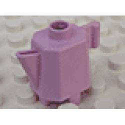 Duplo Utensil Teapot / Coffeepot, Indented Base - Bright Pink