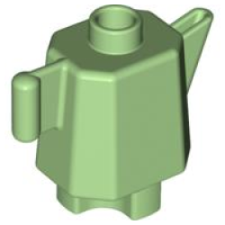Duplo Utensil Teapot / Coffeepot, Indented Base - Medium Green