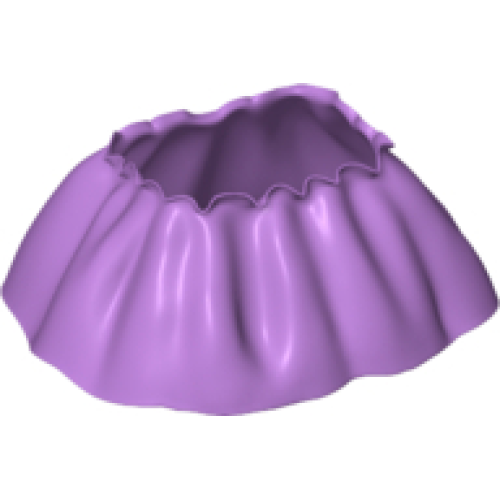 Деталь LEGO dupskirt12 Duplo Wear Cloth Skirt Satin, Knee Length (18 mm) - Medium Lavender