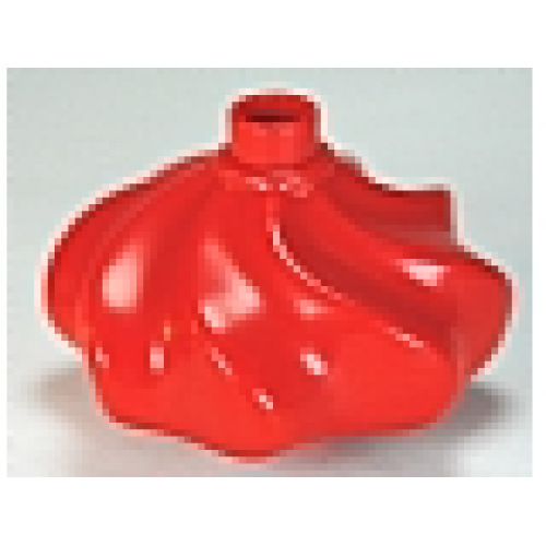 Деталь LEGO 98217 Duplo Cupcake Top with Swirl Icing and Stud - Red