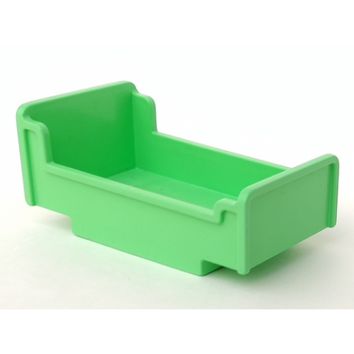 Деталь LEGO 4895 Duplo, Furniture Bed 3 x 5 x 1 2/3 - Medium Green