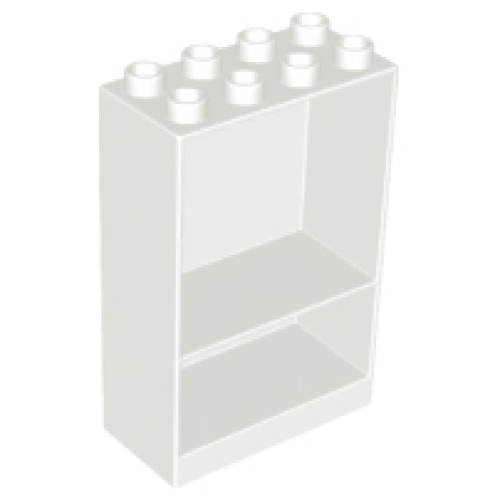 Деталь LEGO 27395 Duplo, Furniture Cabinet 2 x 4 x 5 - White
