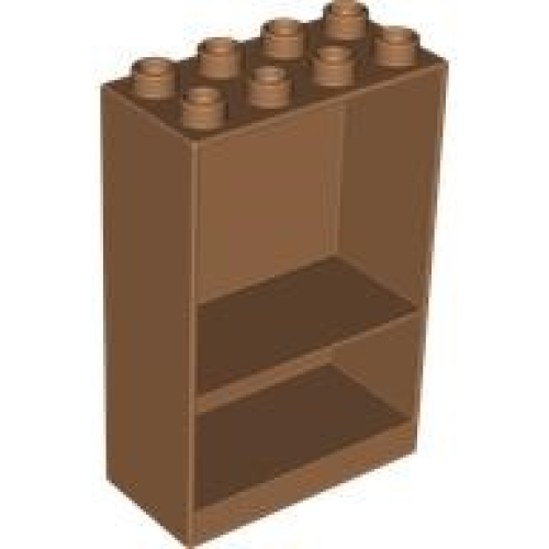 Деталь LEGO 27395 Duplo, Furniture Cabinet 2 x 4 x 5 - Medium Nougat