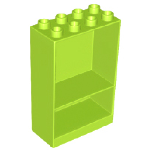 Деталь LEGO 27395 Duplo, Furniture Cabinet 2 x 4 x 5 - Lime
