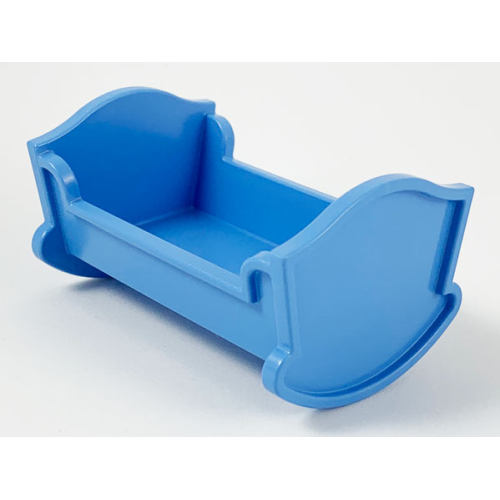 Деталь LEGO 4908 Duplo, Furniture Cradle (Belville Baby Crib) - Medium Blue