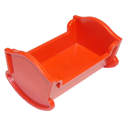 Duplo, Furniture Cradle (Belville Baby Crib) - Red Duplo, Furniture Cradle (Belville Baby Crib) - Red