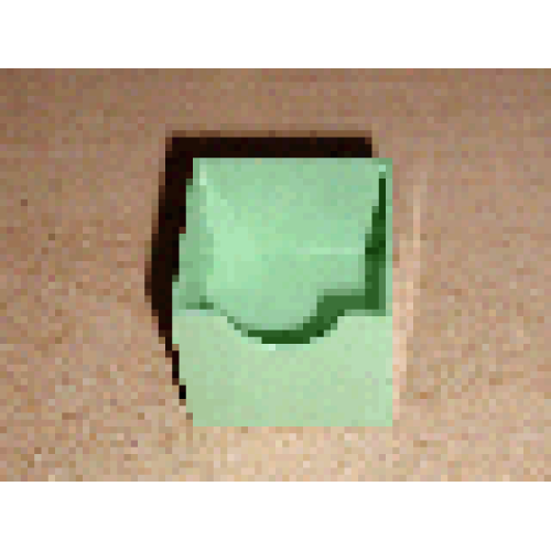 Деталь LEGO 6471 Duplo, Furniture Drawer 2 x 2 with Semicircle Cutout - Medium Green