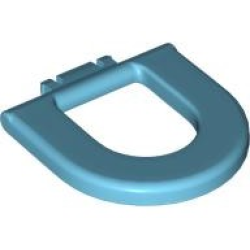 Duplo, Furniture Toilet Seat - Medium Azure