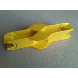 Duplo, Toolo Arm 2 x 6 with Clip at Both Ends - Yellow