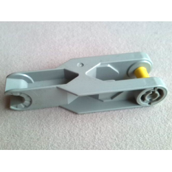 Duplo, Toolo Arm 2 x 6 with Triangular Set Screw and Clip Ends - Light Gray