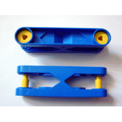 Duplo, Toolo Arm 2 x 6 with Triangular Set Screw at Both Ends - Blue