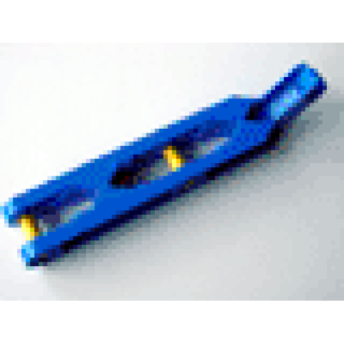 Деталь LEGO 6281c01 Duplo, Toolo Arm 2 x 10 with Angled Clip at End - Blue